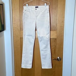 NYDJ Off-White ‘Sherry’ Slim Jeans